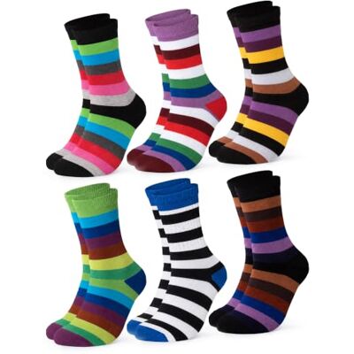 Occulto MEIAS MASCULINAS divertidas estampadas (6 PARES), MEIAS MASCULINAS coloridas feitas de ALGODÃO Occulto MEIAS MASCULINAS divertidas estampadas (6 PARES), MEIAS MASCULINAS coloridas feitas de ALGODÃO