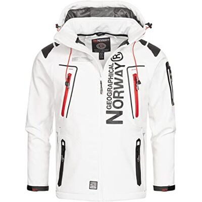 Geographical Norway TECHNO MEN Casaco Softshell Impermeável para Homens Capuz Respirável para Exterior Casaco de Inverno à Prova de Vento Atividades Ideais para Exterior Geographical Norway TECHNO MEN Casaco Softshell Impermeável para Homens Capuz Respirável para Exterior Casaco de Inverno à Prova de Vento Atividades Ideais para Exterior