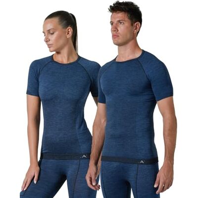 Risalti T-shirt térmica homem e mulher lã Merino unissexo T-shirt de lã Merino homem e mulher, T-shirt térmica para mulher e homem respirável, roupa térmica para homem frio sem costuras Made in Risalti T-shirt térmica homem e mulher lã Merino unissexo T-shirt de lã Merino homem e mulher, T-shirt térmica para mulher e homem respirável, roupa térmica para homem frio sem costuras Made in