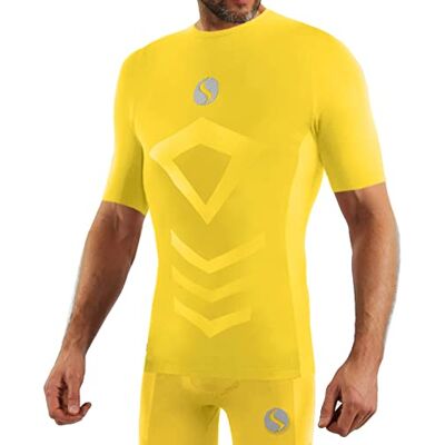 Sesto Senso T-shirt para homem interior desportiva de manga curta térmica de compressão Sesto Senso T-shirt para homem interior desportiva de manga curta térmica de compressão