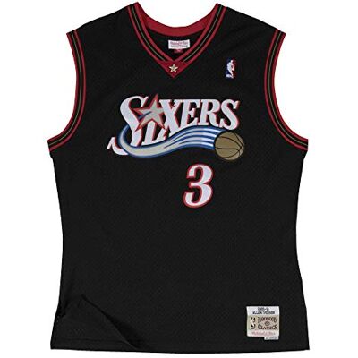 Mitchell & Ness Camisola Swingman Philadelphia 76ers 2000-01 Allen Iverson Mitchell & Ness Camisola Swingman Philadelphia 76ers 2000-01 Allen Iverson
