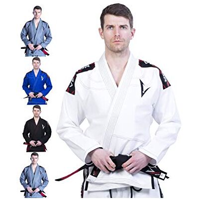 VECTOR SPORTS Kimono Jiu Jitsu BJJ Gi Para Homens Com Cinturão Branco Calças Ripstop Brasileiro VECTOR SPORTS Kimono Jiu Jitsu BJJ Gi Para Homens Com Cinturão Branco Calças Ripstop Brasileiro