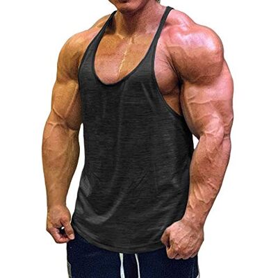 Muscle Cmdr Camisola sem mangas de treino para homem, Camisolas de alças para homem Gym, Camisola de fitness com costas em Y para homem Muscle Cmdr Camisola sem mangas de treino para homem, Camisolas de alças para homem Gym, Camisola de fitness com costas em Y para homem