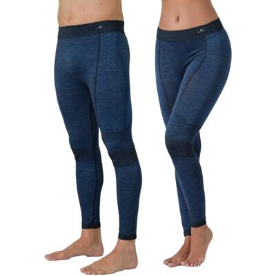 Risalti Leggings térmicas unissexo de lã do Merino leggings térmicas para mulher e homem, calças de inverno, Jeggins sem costuras desporto técnico Made in Italy Risalti Leggings térmicas unissexo de lã do Merino leggings térmicas para mulher e homem, calças de inverno, Jeggins sem costuras desporto técnico Made in Italy