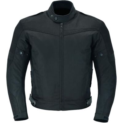 Texpeed Casaco de motocicleta homem 4 estações com proteções impermeável de motociclista com armadura CE (EN 1621-1) Verão/inverno preto 3XL Texpeed Casaco de motocicleta homem 4 estações com proteções impermeável de motociclista com armadura CE (EN 1621-1) Verão/inverno preto 3XL