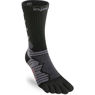 Injinji Ultra Run Crew Meias de meia cana para corrida, cinzentas, M Injinji Ultra Run Crew Meias de meia cana para corrida, cinzentas, M