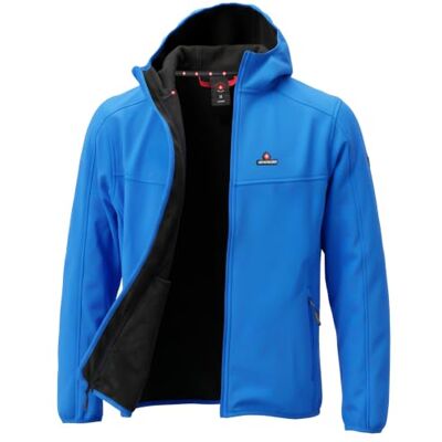 Höhenhorn Alpberg Casaco leve Softshell para homem, para exteriores, casaco de meia-estação, azul Höhenhorn Alpberg Casaco leve Softshell para homem, para exteriores, casaco de meia-estação, azul