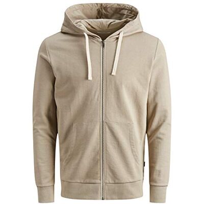 JACK & JONES Jjeholmen Sweat Zip Hood Plus Noos Camisola com capuz para homem JACK & JONES Jjeholmen Sweat Zip Hood Plus Noos Camisola com capuz para homem