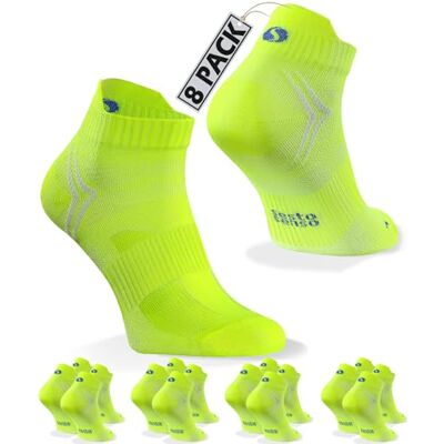 Sesto Senso 4 ou 8 pares de meias desportivas correr quartos para homem e mulher unissexo Sesto Senso 4 ou 8 pares de meias desportivas correr quartos para homem e mulher unissexo