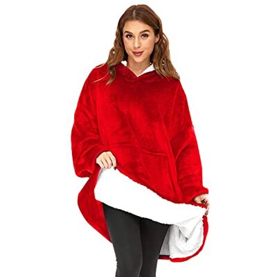O³ Sudadera Manta Mujer Batamanta Mujer y Hombre de Polar y Franela con Mangas y Capucha Sudadera Noches de Invierno O³ Sudadera Manta Mujer Batamanta Mujer y Hombre de Polar y Franela con Mangas y Capucha Sudadera Noches de Invierno