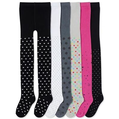 TupTam Collants coloridos para meninas, pacote de 6 TupTam Collants coloridos para meninas, pacote de 6