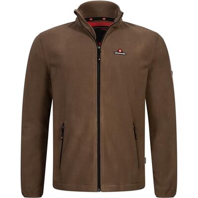 Höhenhorn Badus Casaco polar para homem fecho completo caminhadas ao ar livre caminhadas Höhenhorn Badus Casaco polar para homem fecho completo caminhadas ao ar livre caminhadas