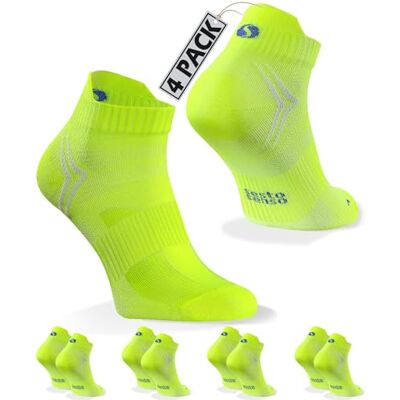 Sesto Senso 4 ou 8 pares de meias desportivas correr quartos para homem e mulher unissexo Sesto Senso 4 ou 8 pares de meias desportivas correr quartos para homem e mulher unissexo