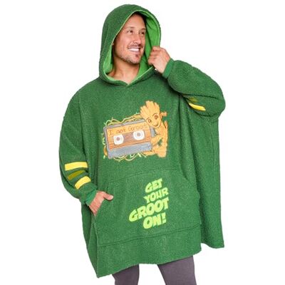 Marvel Moletom Masculino Moletom Manta com Capuz de Forro Polar, Tamanho Único, Oversize Presentes para Homens Marvel Moletom Masculino Moletom Manta com Capuz de Forro Polar, Tamanho Único, Oversize Presentes para Homens
