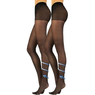 CALZITALY 2 Pares de Meias de Descanso Meias com Compressão Média 8 mm/Hg 40 DEN Preto, Natural S, M, L, XL Fabricado em Itália , Preto, M CALZITALY 2 Pares de Meias de Descanso Meias com Compressão Média 8 mm/Hg 40 DEN Preto, Natural S, M, L, XL Fabricado em Itália , Preto, M