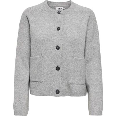ONLY ONLPIEMONTE Cardigã Corte regular ajuste, manga comprida, casual, processo suave a uma temperatura máxima de 30 °C ONLY ONLPIEMONTE Cardigã Corte regular ajuste, manga comprida, casual, processo suave a uma temperatura máxima de 30 °C