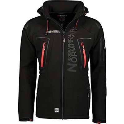 Geographical Norway TECHNO MEN Casaco Softshell Impermeável para Homens Capuz Respirável para Exterior Casaco de Inverno à Prova de Vento Atividades Ideais para Exterior Geographical Norway TECHNO MEN Casaco Softshell Impermeável para Homens Capuz Respirável para Exterior Casaco de Inverno à Prova de Vento Atividades Ideais para Exterior