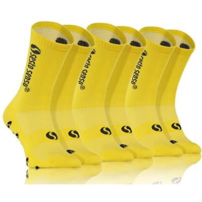 Sesto Senso 3 Pares de Meias Desportivas de Algodão Coloridas para Homem e Mulher Sesto Senso 3 Pares de Meias Desportivas de Algodão Coloridas para Homem e Mulher
