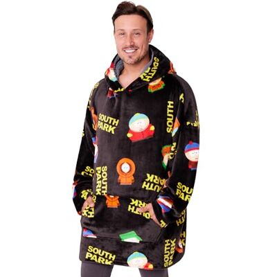 South Park Camisola homem camisola manta com capuz de forro polar, tamanho único, oversize presentes para homem South Park Camisola homem camisola manta com capuz de forro polar, tamanho único, oversize presentes para homem