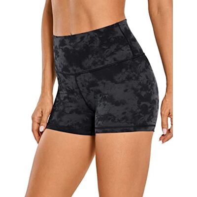 CRZ YOGA Naked Feeling Calções 7/10/15/20 cm Liso, compressão ajustada, cintura alta, ioga, desportos, ciclismo, fitness, bolso oculto na cintura, para mulher CRZ YOGA Naked Feeling Calções 7/10/15/20 cm Liso, compressão ajustada, cintura alta, ioga, desportos, ciclismo, fitness, bolso oculto na cintura, para mulher