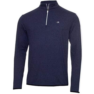 Calvin 2026 Homem Chunky Knit Cotton 1/2 Zip CK camisola de golfe Forma suave e duradoura que não desbota que mantém o ajuste regular Calvin 2026 Homem Chunky Knit Cotton 1/2 Zip CK camisola de golfe Forma suave e duradoura que não desbota que mantém o ajuste regular