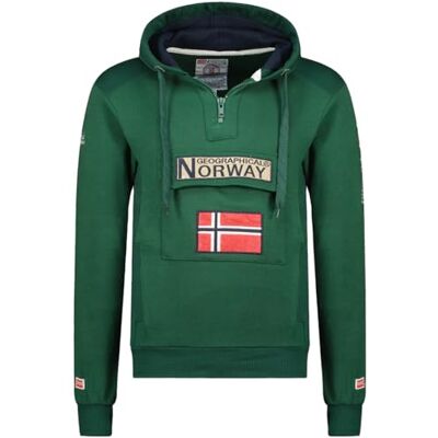 Geographical Norway Camisola com capuz para homem de manga comprida modelo GYMCLASS Geographical Norway Camisola com capuz para homem de manga comprida modelo GYMCLASS