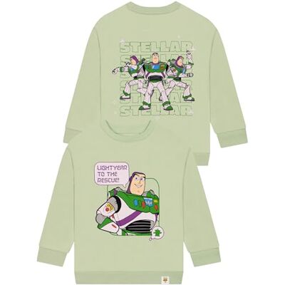 Disney Toy Story Camisola infantil Buzz Lightyear, Hoodie verde menta, roupa infantil Toy Story Disney Toy Story Camisola infantil Buzz Lightyear, Hoodie verde menta, roupa infantil Toy Story