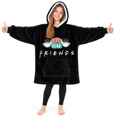 FRIENDS Camisola para menina, roupão com mangas com forro polar de Central Perk FRIENDS Camisola para menina, roupão com mangas com forro polar de Central Perk