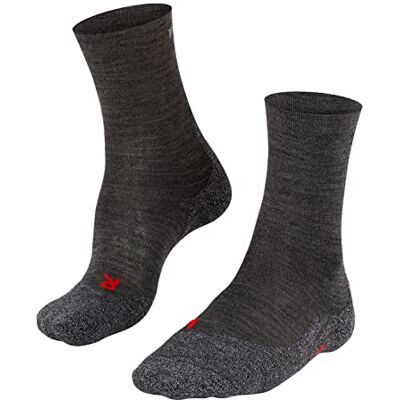 Falke Homem TK2 Meias sensíveis para caminhadas amortecimento médio anti-bolhas suave respirável secagem rápida regulação do clima neutralização de odores lã fio funcional 1 par Falke Homem TK2 Meias sensíveis para caminhadas amortecimento médio anti-bolhas suave respirável secagem rápida regulação do clima neutralização de odores lã fio funcional 1 par