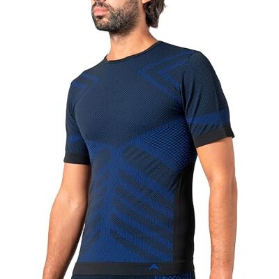 Risalti T-shirt térmica para homem de manga curta Energy t-shirt de manga curta para homem, elástica e respirável, roupa interior para homem, t-shirt interior sem costuras Made in Italy Risalti T-shirt térmica para homem de manga curta Energy t-shirt de manga curta para homem, elástica e respirável, roupa interior para homem, t-shirt interior sem costuras Made in Italy