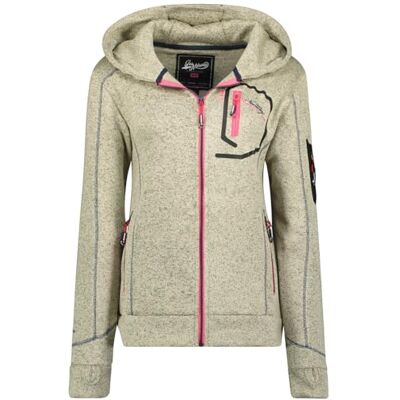 Geographical Norway Telectra Lady Forro polar para mulher (embalagem de 1), Cinzento clair, XL Geographical Norway Telectra Lady Forro polar para mulher (embalagem de 1), Cinzento clair, XL