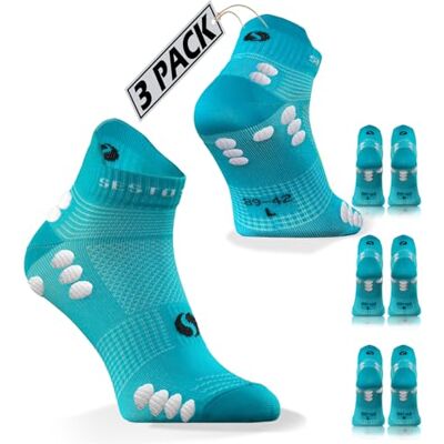 Sesto Senso 3 Pack meias desportivas de compressão cores altas homem mulher impermeáveis Sesto Senso 3 Pack meias desportivas de compressão cores altas homem mulher impermeáveis