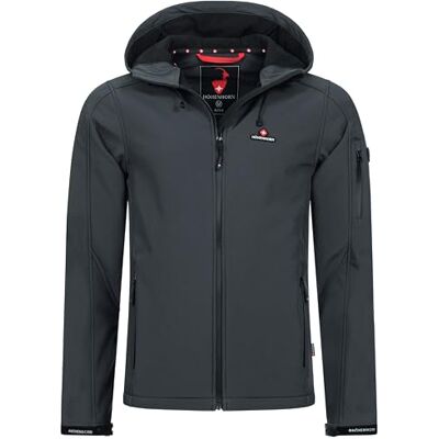 Höhenhorn Altus casaco Softshell para homem, para exteriores, funcional, impermeável, respirável, com forro interior de micropolar, L Höhenhorn Altus casaco Softshell para homem, para exteriores, funcional, impermeável, respirável, com forro interior de micropolar, L