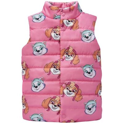 Paw Patrol Casaco, casaco meninas de Skye e Everest, casaco meninas acolchoado Paw Patrol Casaco, casaco meninas de Skye e Everest, casaco meninas acolchoado