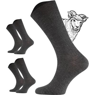 TODO 2 pares de meias diabéticos Merino sem cintura elástica extralargas, lã medicinal, diabéticos, meias para homem e mulher, Cinza grafite TODO 2 pares de meias diabéticos Merino sem cintura elástica extralargas, lã medicinal, diabéticos, meias para homem e mulher, Cinza grafite