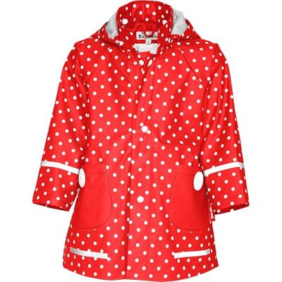 Playshoes Chubasqueiro, casaco impermeável meninas, Pontos vermelhos Playshoes Chubasqueiro, casaco impermeável meninas, Pontos vermelhos