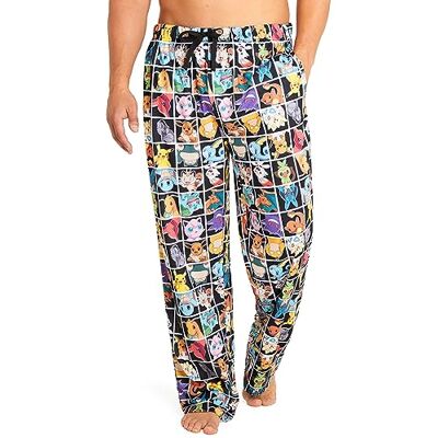 Pokémon Calças de Pijama para Homens Calças Longas para Homens S-3XL Presentes para Adulto, Natal, Aniversário Pokémon Calças de Pijama para Homens Calças Longas para Homens S-3XL Presentes para Adulto, Natal, Aniversário