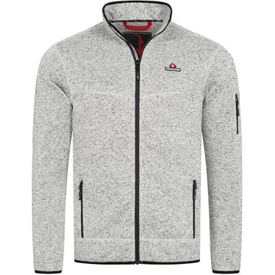 Höhenhorn Tacul Casaco de Lã para Homem Full Zip Outdoor Trekking Caminhadas, Cinza claro Höhenhorn Tacul Casaco de Lã para Homem Full Zip Outdoor Trekking Caminhadas, Cinza claro