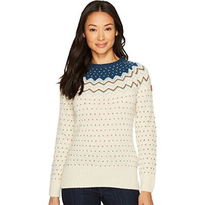 Fjällräven Camisola de malha Övik para mulher, cor cinzenta, tamanho padrão Fjällräven Camisola de malha Övik para mulher, cor cinzenta, tamanho padrão