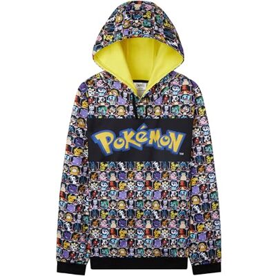 Pokémon Moletom com Capuz Adolescentes e Crianças Pikachu 4-15 Anos Presentes Oficiais Aniversário Crianças Escola Pokémon Moletom com Capuz Adolescentes e Crianças Pikachu 4-15 Anos Presentes Oficiais Aniversário Crianças Escola