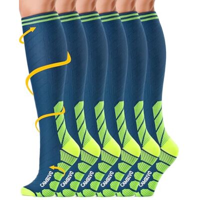 CAMBIVO Meias de compressão mulher homem 3 pares, meias de compressão 20 30 mmHg, meias de compressão varizes para desporto, corrida, ciclismo, desportos, caminhadas, viagens, enfermeira CAMBIVO Meias de compressão mulher homem 3 pares, meias de compressão 20 30 mmHg, meias de compressão varizes para desporto, corrida, ciclismo, desportos, caminhadas, viagens, enfermeira