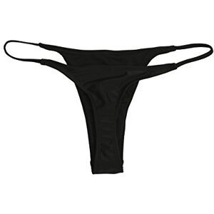 Loralie Tanga Cuecas de biquíni para mulher, tanga, brasileiro, brasileiro (S – XL, 4, cor, Preto Loralie Tanga Cuecas de biquíni para mulher, tanga, brasileiro, brasileiro (S – XL, 4, cor, Preto
