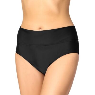 Merry Style Cuecas de biquíni para mulher preto e azul marinho: Merry Style Cuecas de biquíni para mulher preto e azul marinho: