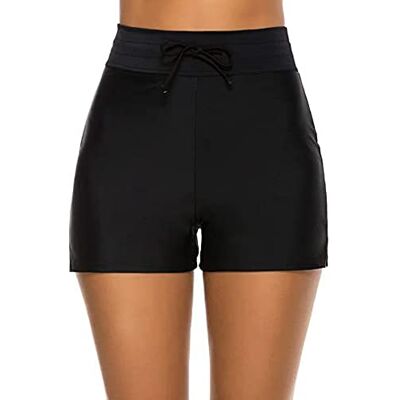TTPSRY Calções de natação mulher biquíni calções curtos para mulher aquáticos fato de banho com cordão ajustáveis TTPSRY Calções de natação mulher biquíni calções curtos para mulher aquáticos fato de banho com cordão ajustáveis