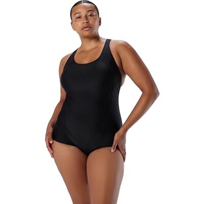 Speedo Badeanzug Einteiler Powerflex Princess Seam Ultraback Konservativer Schnitt fato de banho de uma só peça mulher (pacote de 1) Speedo Badeanzug Einteiler Powerflex Princess Seam Ultraback Konservativer Schnitt fato de banho de uma só peça mulher (pacote de 1)