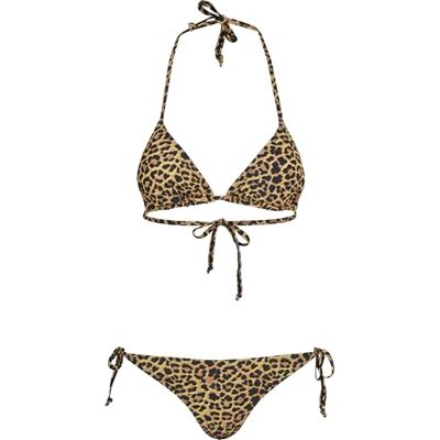 Urban Classics Leo biquíni mulher conjunto biquíni castanho/preto 88% poliéster, 12% elastano, Castanho/preto Urban Classics Leo biquíni mulher conjunto biquíni castanho/preto 88% poliéster, 12% elastano, Castanho/preto