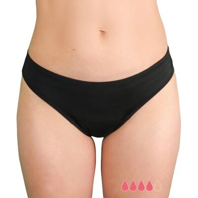 MYLILY Calcinha de banho menstrual, meninas, adolescentes e mulheres cuecas de banho com estampado de verão, piscina, mar e praia, 2-3 tampões, anti-fugas, neutro ao odor, Oeko-Tex preto, S (182) MYLILY Calcinha de banho menstrual, meninas, adolescentes e mulheres cuecas de banho com estampado de verão, piscina, mar e praia, 2-3 tampões, anti-fugas, neutro ao odor, Oeko-Tex preto, S (182)