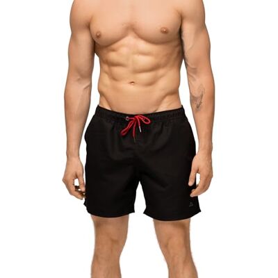 DANISH ENDURANCE Bañador de Secagem Rápida para Homem, Traje de Banho, Praia, Piscina, Surf e Desporto, Preto, L DANISH ENDURANCE Bañador de Secagem Rápida para Homem, Traje de Banho, Praia, Piscina, Surf e Desporto, Preto, L