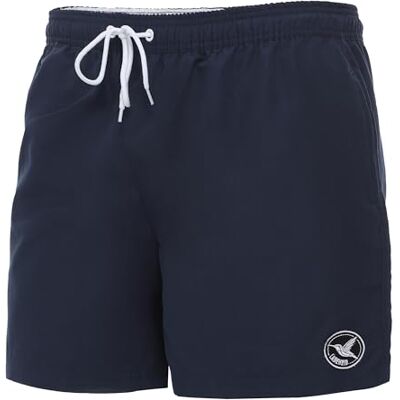 Ladeheid Calções desportivos com bolsos, cintura elástica e cordão LA40-128 (azul-marinho/azul, XL) Ladeheid Calções desportivos com bolsos, cintura elástica e cordão LA40-128 (azul-marinho/azul, XL)