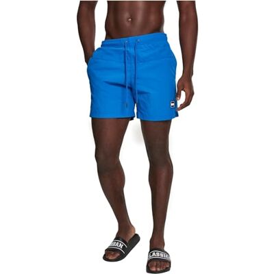 Urban Classics Block Swim Shorts homem fato de banho preto, Cobalt Blue, L Urban Classics Block Swim Shorts homem fato de banho preto, Cobalt Blue, L